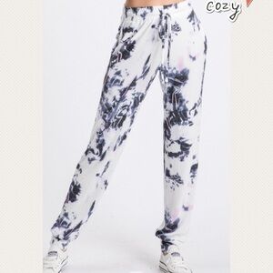 Brushed Hacci Tie Dye Jogger Lounge Pants